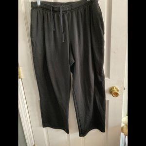 Champion duo-dry sweatpants. Black. Waist ties